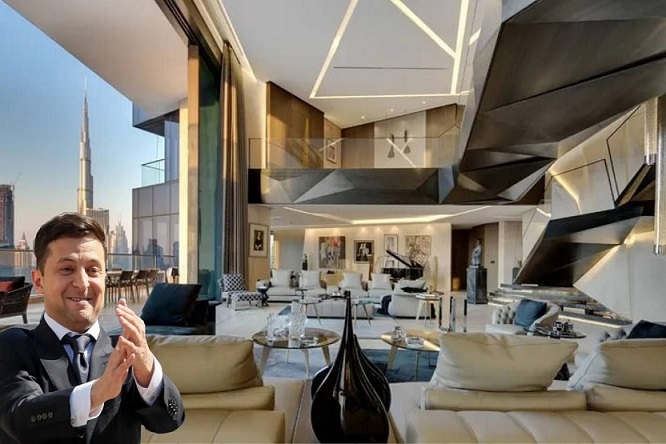 Зеленски купил апартман во Дубаи од 16 милиони долари: Украински опозиционер обвинува дека претседателот профитира од војната