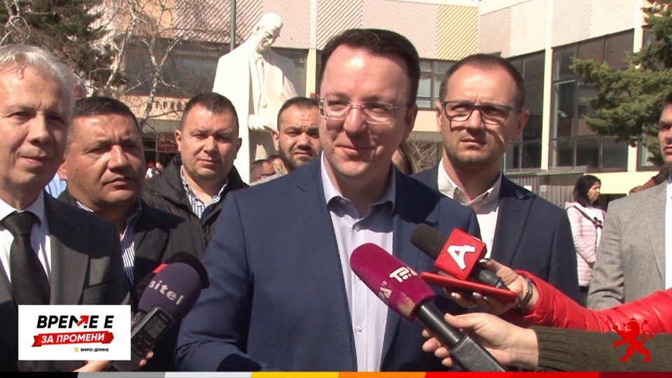 Николоски: Во Прилеп се случува инфраструктурна трансформација, но со Владата на ВМРО-ДПМНЕ таа ќе продолжи уште посилно