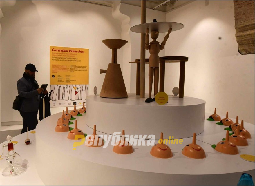 Отворена изложбата „Најдрагиот Пинокио“: 60 дизајнери го слават Џепето, првиот италијански дизајнер