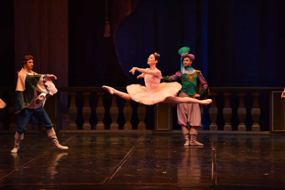 Двојна изведба на балетската претстава „Заспаната убавица“ од П. И. Чајковски