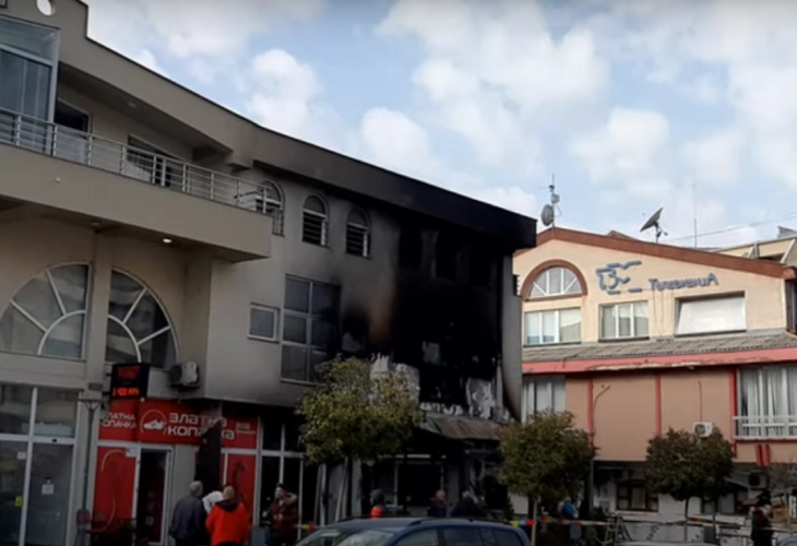 Пожар во угостителски објект во Градски пазар во Охрид