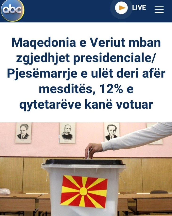 Албански медиуми: Изборниот тек во Македонија во фер демократска атмосфера, но со слаба излезност