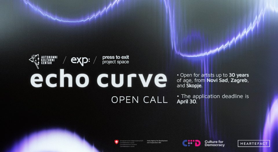 Отворен повик за регионалниот уметнички проект „Echo curve“
