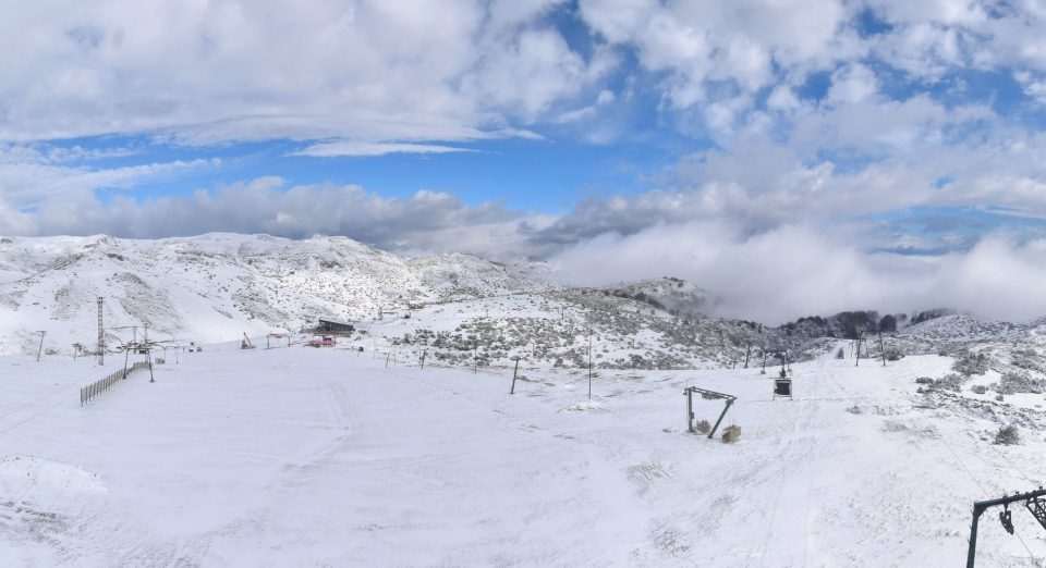 Снег и на македонските планини