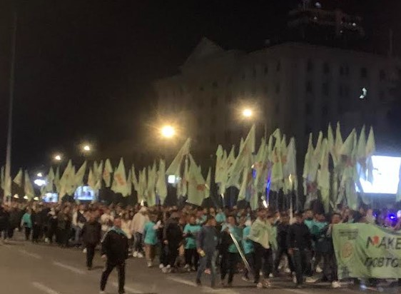 Демократските сили дадоа силна поддршка на митингот на ВМРО-ДПМНЕ и Силјановска-Давкова