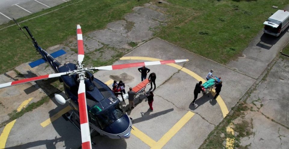Уште еден македонски државјанин кој доживеал мозочен удар во Унгарија со полициски хеликоптер пренесен до Скопје