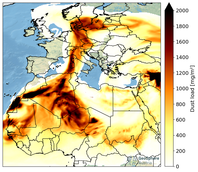 Облак со прашина од Сахара ја покри Европа