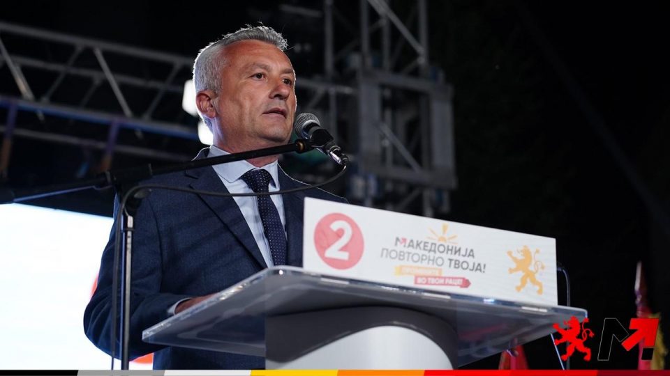 Сајкоски со порака до сите граѓани: Приклучете се на ВМРО-ДПМНЕ и Коалицијата Твоја Македонија за Македонија да биде подобро место за живеење