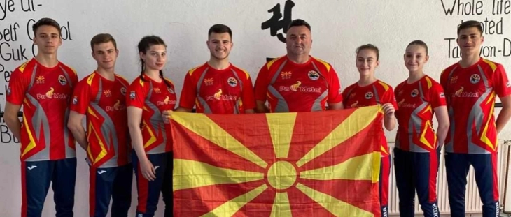 Македонската репрезентација во традиционално таеквондо на Европскиот шампионат во Словенија
