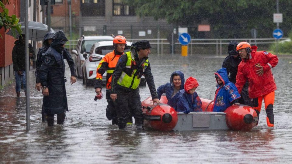 Италија зафатена од поплави по силниот дожд