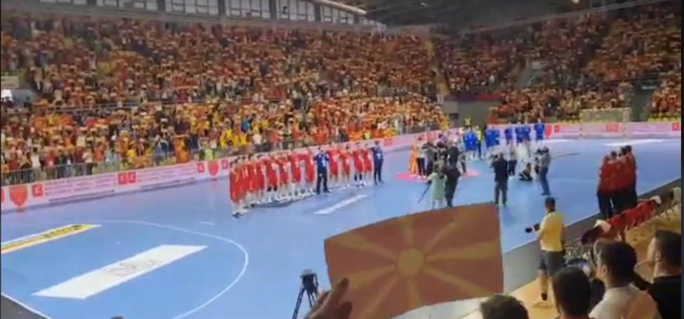 (ВИДЕО) Македонската химна ечи во ,,Борис Трајковски” пред мечот против Фарските острови