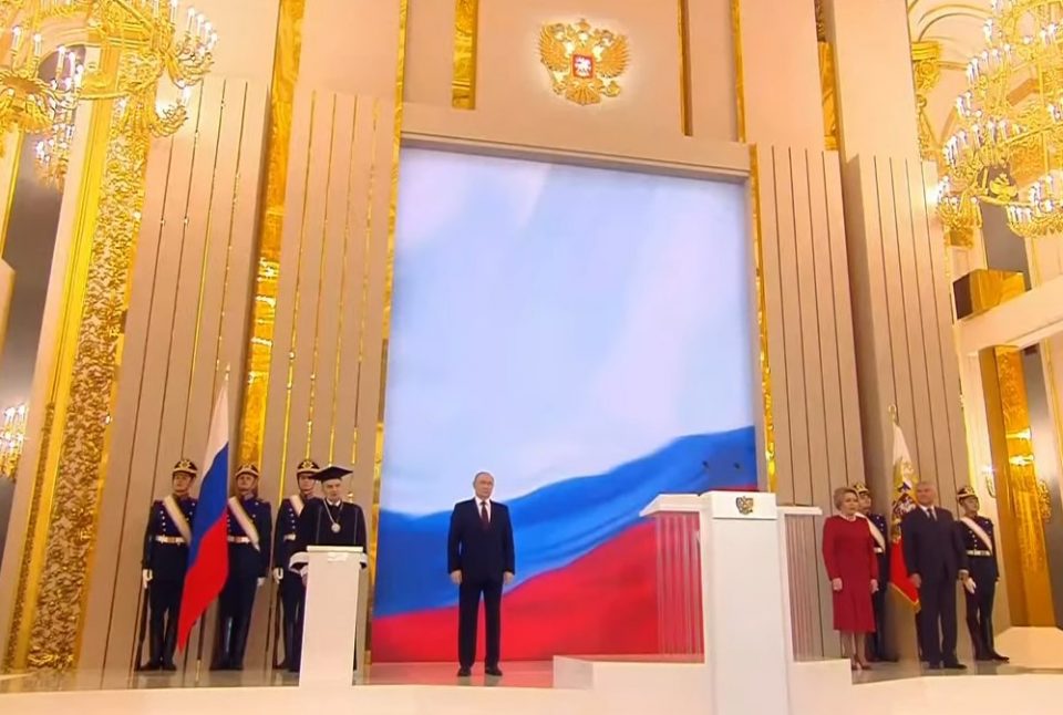 Путин по петти пат положи заклетва за претседател на Русија