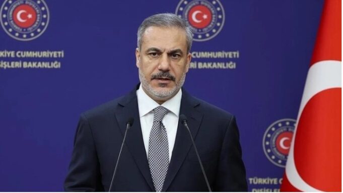 Турскиот министер за надворешни работи во Брисел на средби посветени на Палестина