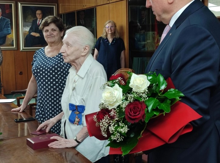 Академик Зузана Тополињска одликувана со Орден за заслуги на Република Полска