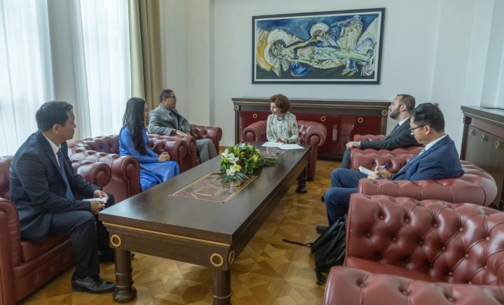 Средба Сиљановска Давкова – амбасадорот на Виетнам: Добра соработка на мултилатерален план и продлабочување на билатералните односи