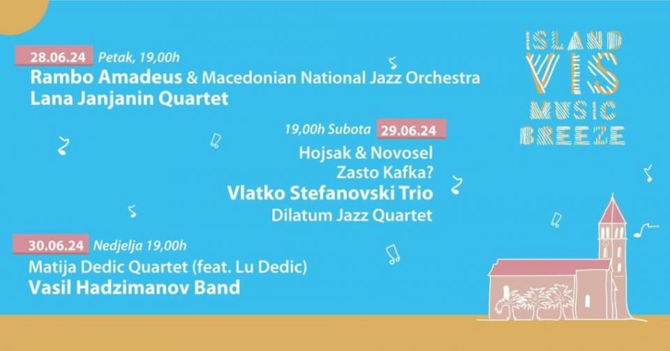 Националниот Џез Оркестар, Влатко Стефановски Трио и Васил Хаџиманов на џез фестивал на Вис