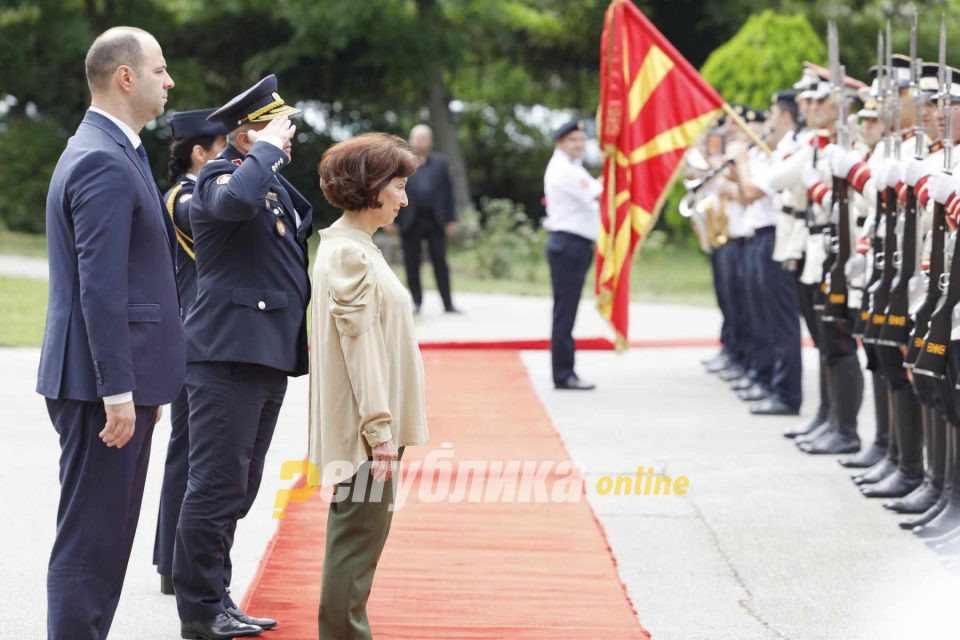 Прва посета на Генералштабот на претседателката и врховен командант на Армијата Гордана Сиљановска Давкова