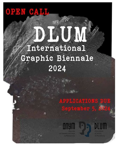 Отворен повик за пријавување на уметници за учество на 6. Интернационално графичко биенале ДЛУМ 2024