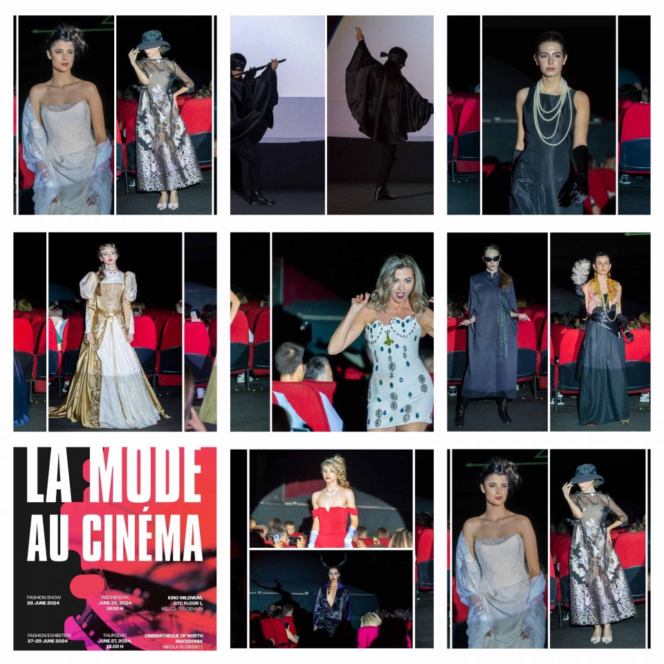 Традиционалната годишна ревија на Меѓународниот институт за мода „Изет Цури“ се фокусираше на блиската нераскинлива интеракција помеѓу филмот и модата