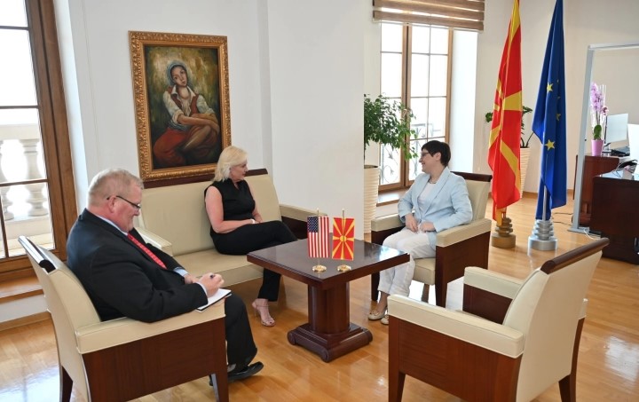 Димитриеска Кочоска-Агелер: Засилена соработка со САД во спроведување на реформите во Македонија