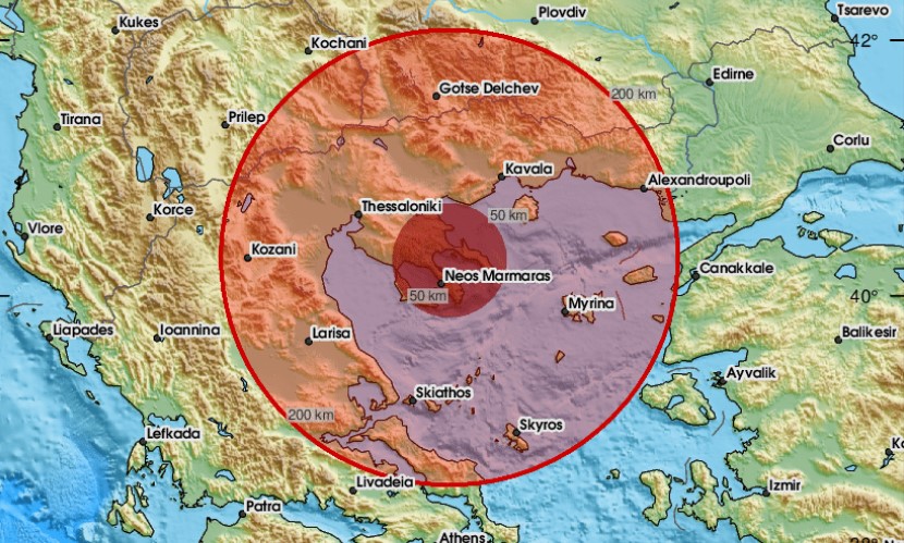 Силен земјторес го погоди Халкидики