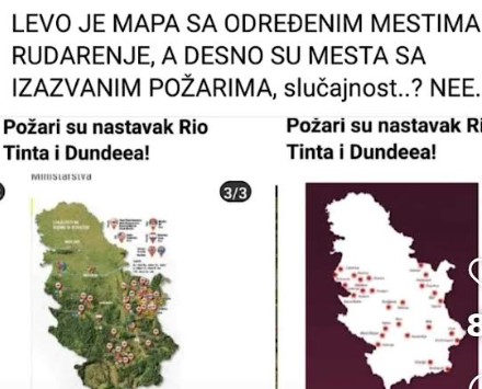 Случајност или не: Пожарите во Србија беа на исто место каде што треба да се копа литиум