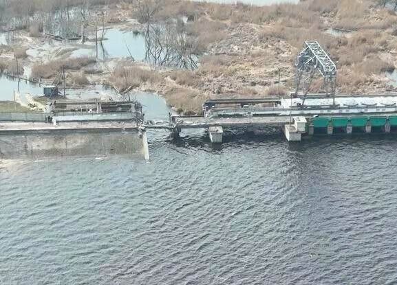 Украински села под вода, урната брана во регионот Доњецк