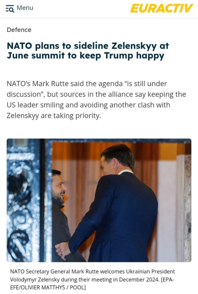 Printscreen Euractiv