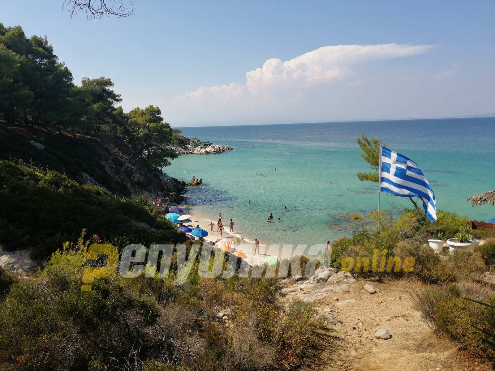 Црвен аларм во Грција: Силно невреме, олуен ветер и град се закануваат на Халкидики и Солун