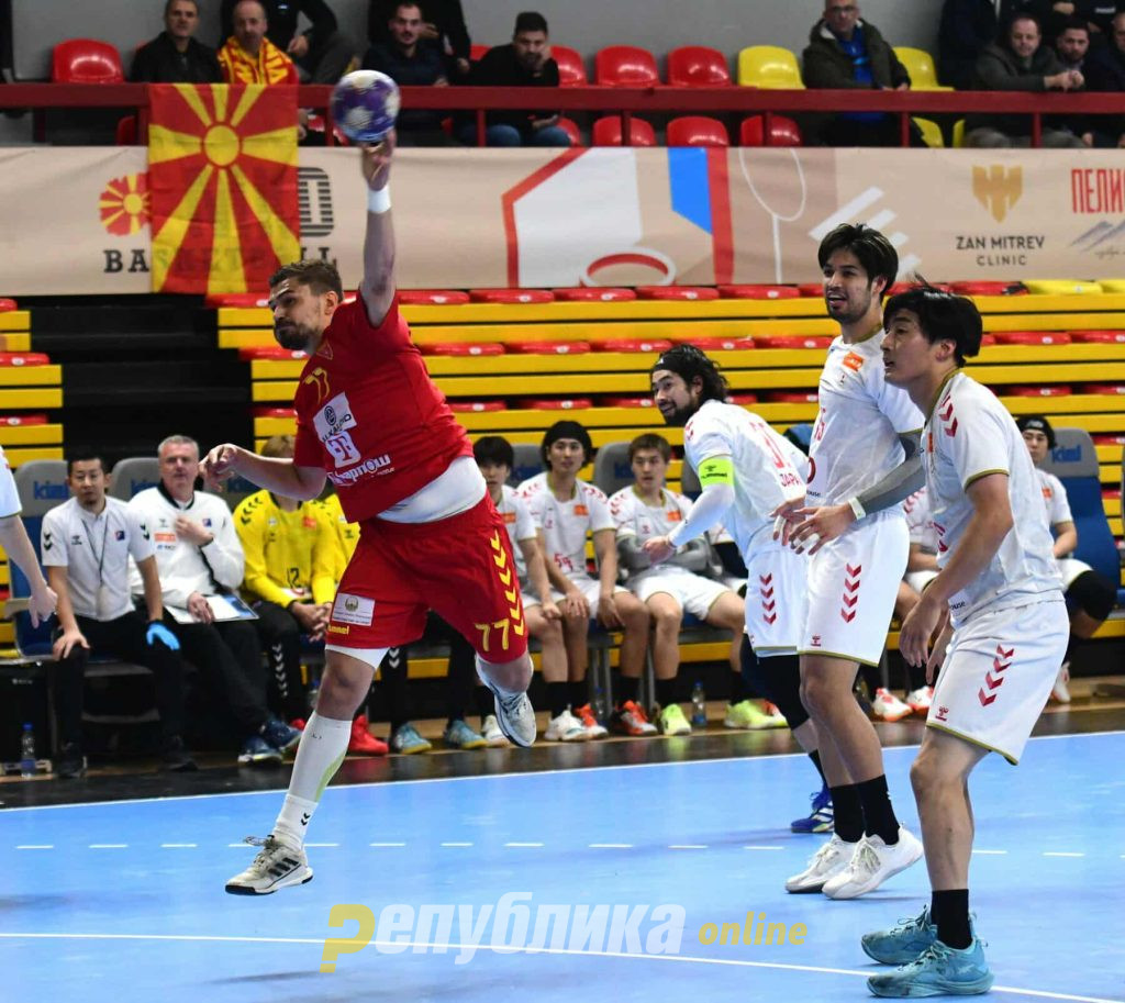 rakomet - makedonija - japonija