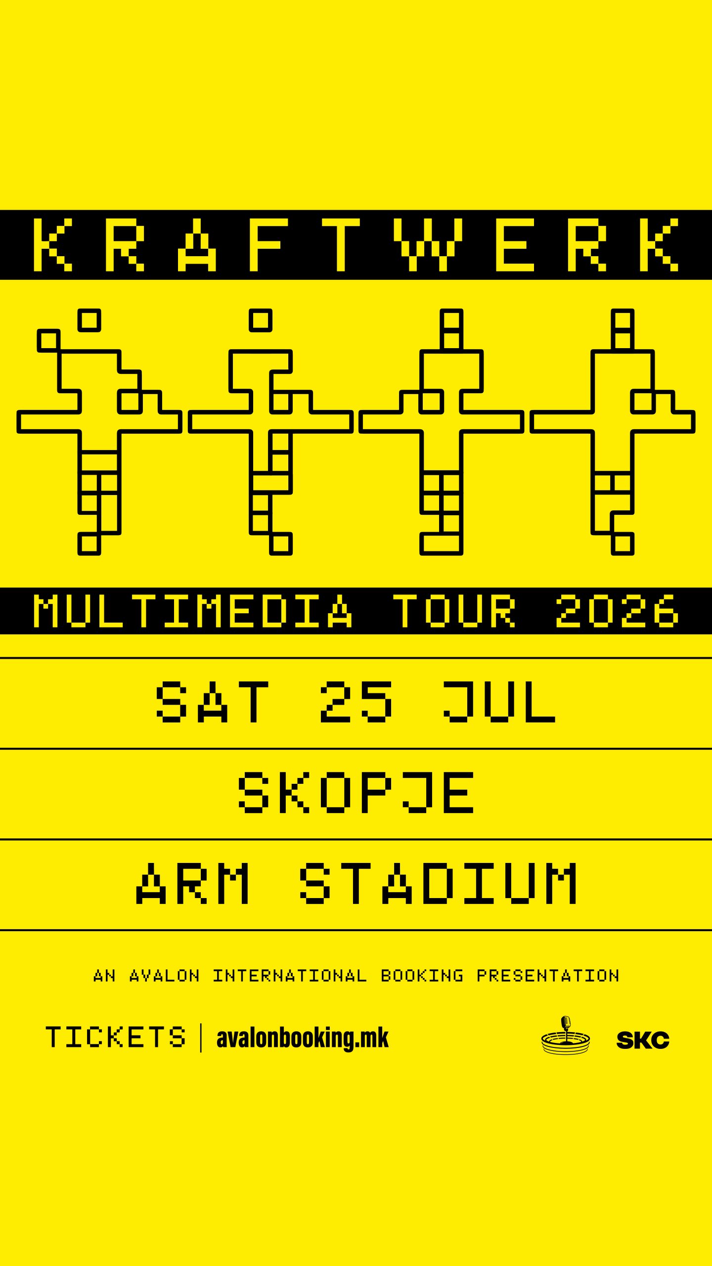 Легендарните KRAFTWERK за првпат со голем open air во Скопје на 25 јули