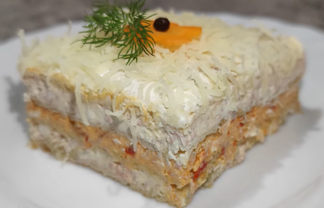 Солена торта со крекери, брза и лесна за подготовка, а многу вкусна