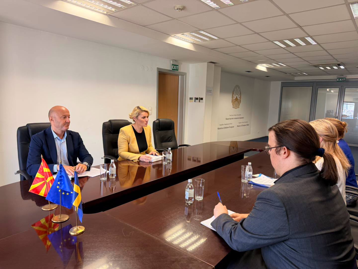 Трајков: Ја цениме континуираната шведска поддршка за реформите, јакнењето на институциите и европската интеграција на Македонија