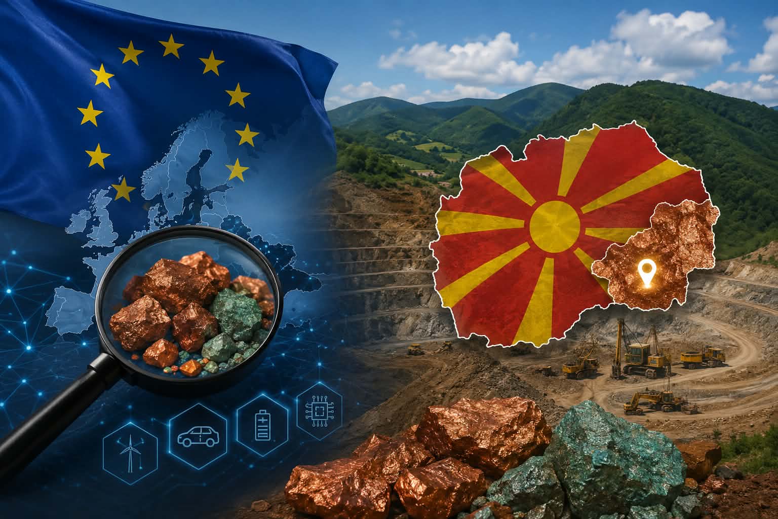 Европа бара критични минерали, Македонија има потенцијал: Иловица со 16.000 тони бакар годишно во старите студии
