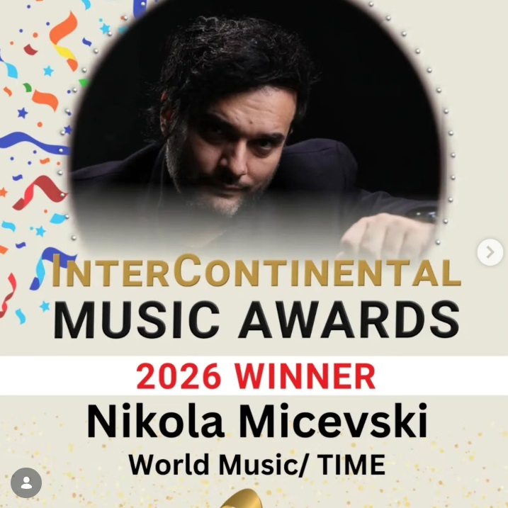 „TIME“ на Николче Мицевски прогласена за најдобра World Music композиција