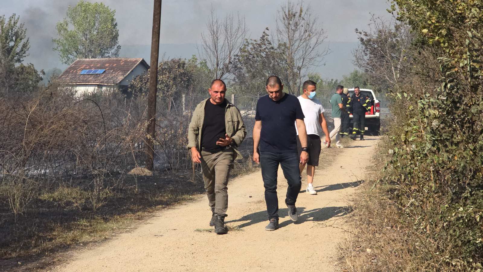 Во гаснењето на пожарот кај Струмица се вклучи и еден ер трактор