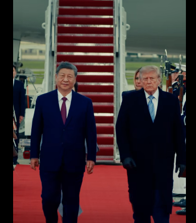 Историска средба: Трамп го пречека Си со црвен тепих и воена церемонија